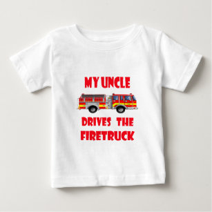Mein Onkel Drives der Firetruck Baby T-shirt