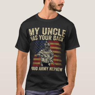 Mein Onkel hat deine tapfere Armee Nephew Veteran T-Shirt