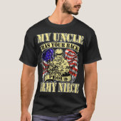 Mein Onkel hat Ihr Hinterrad stolz Army Niece US M T-Shirt (Vorderseite)