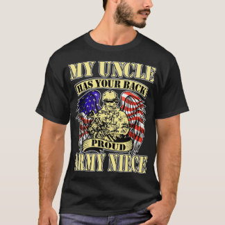 Mein Onkel hat Ihr Hinterrad stolz Army Niece US M T-Shirt
