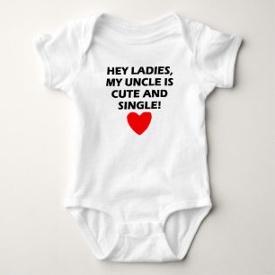Mein Onkel Is Cute und Single Baby Strampler