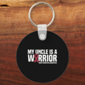 Mein Onkel ist ein Hirnaneurysma-Bewusstsein Schlüsselanhänger (Vorderseite)