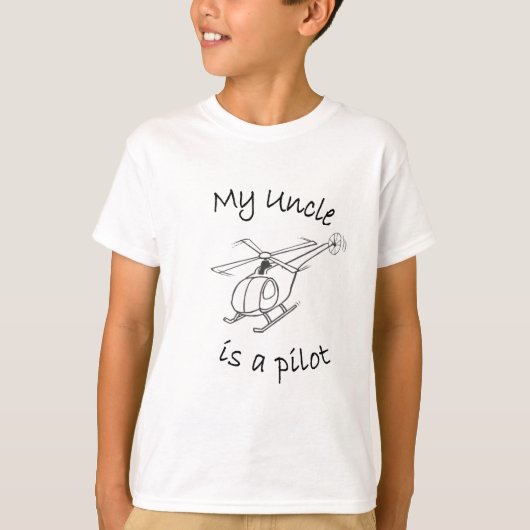 Mein Onkel ist ein Pilot T-Shirt (Vorderseite)