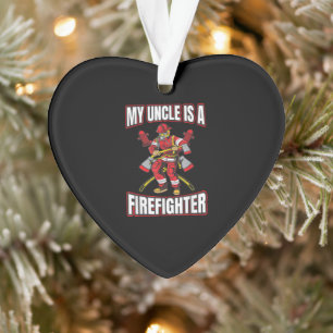 Mein Onkel ist Feuerwehrmann Ornament