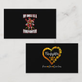 Mein Onkel ist Feuerwehrmann Visitenkarte (Vorne/Hinten)