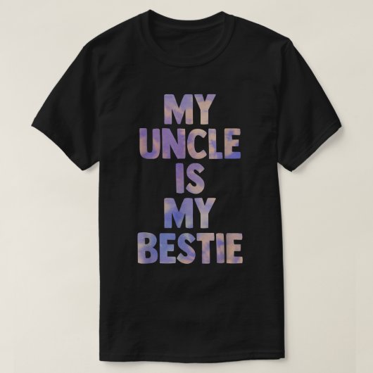 Mein Onkel ist mein Baby für Nichte Neffe passend  T-Shirt (Design vorne)