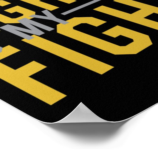 Mein Onkel kämpft gegen Krebs im Kindesalter Poster (Ecke)