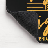Mein Onkel kämpft gegen Leukämie Mousepad (Ecke)