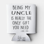 Mein Onkel zu sein ist wirklich das einzige Gesche Dosenkühler (Rückseite)