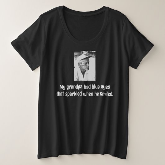 Mein Opa Große Größe T-Shirt (Design vorne)