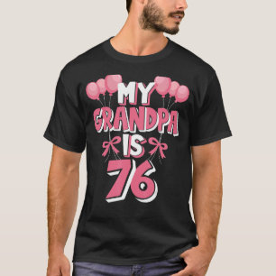 Mein Opa ist 76 Jahre alt Grampa 76. Geburtstag T-Shirt