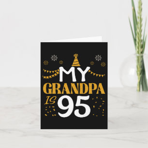 Mein Opa ist 95. Geburtstag 1930 95 Jahre alt G Karte