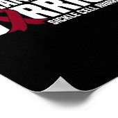 Mein Opa ist ein Gewehr-Sichelzellenbewusstsein Poster (Ecke)