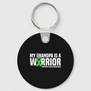 Mein Opa ist ein Warrior Lymphomen Krebs Bewusstse Schlüsselanhänger