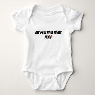 Mein Opa ist mein Held Superheld Baby Bodysuit Strampler