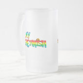 Mein Opshernis Mattglas Bierglas (Vorderseite Links)