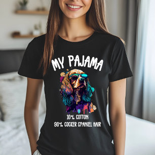 Mein Pajama: 10% Baumwolle, 90% Cocker Spanisches T-Shirt