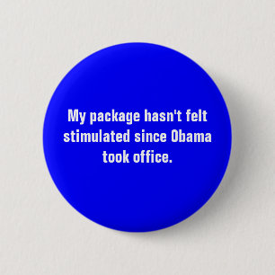 Mein Paket hat nicht seit Obama t… angeregt Button