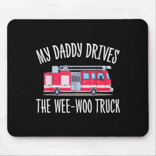 Mein Papa fährt den Wee-WOO-LKW Süßer Vatertag Mousepad
