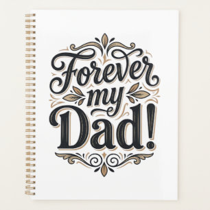 Mein Papa für immer Vintage-Lettering-Shirt-Design Planer