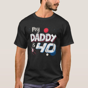 Mein Papa ist 40 Jahre glücklich über den 40. Ge T-Shirt