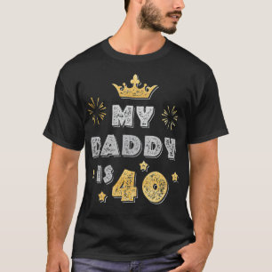 Mein Papa ist 40 lustige Geschenke für Vater für T-Shirt