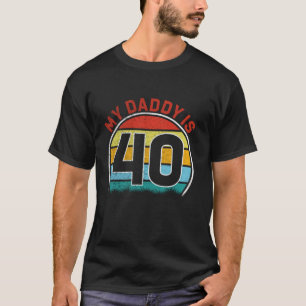 Mein Papa ist 40 lustiger 40. Geburtstags-Vater Vi T-Shirt