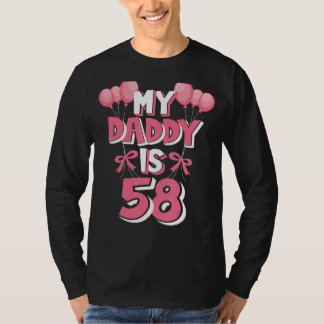 Mein Papa ist 58 Jahre alt Männer zum 58. Geburtst T-Shirt