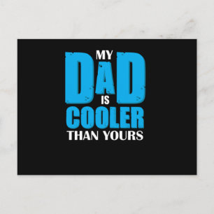 Mein Papa ist cooler als deiner - Großartigster Va Postkarte