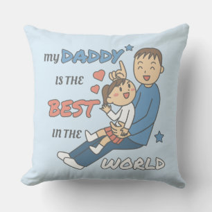 Mein Papa ist der Niedlichste Vatertag Kissen