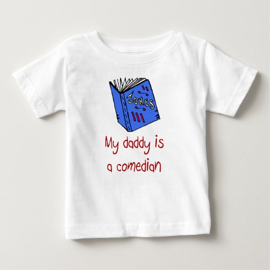 Mein Papa ist ein Comedian-Säugling-Langschläfer-S Baby T-shirt (Vorderseite)