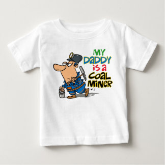 MEIN PAPA IST EIN KOHLENBERGWERKARBEITER BABY T-SHIRT