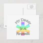 Mein Papa ist ein Paramädiker Postkarte (Vorne/Hinten)