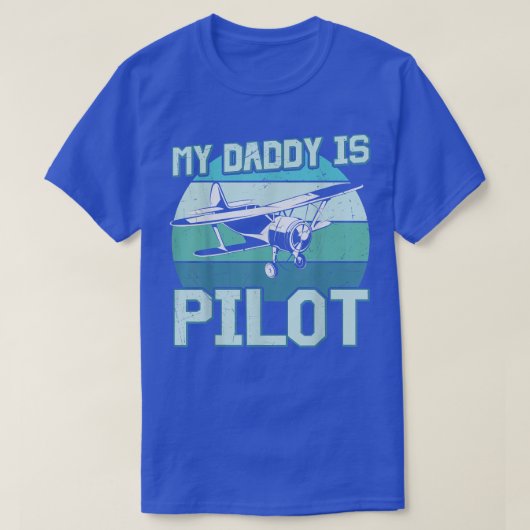 Mein Papa ist Pilot T-Shirt (Design vorne)