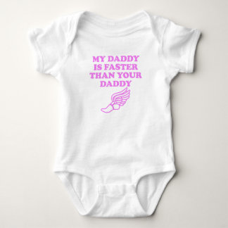 Mein Papa ist schneller als dein Papa Baby Strampler