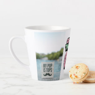 Mein Papa ist Spitze Chills & Thrills Latte Tasse