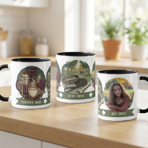 Mein Papa Kaffeeliebhaber und Hundeliebhaber   Vat Tasse