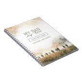 Mein Papa mein Held Einsatzgeschenk für Papa von d Notizblock (Rechte Seite)