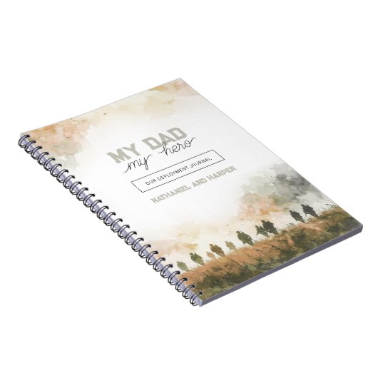 Mein Papa mein Held Einsatzgeschenk für Papa von d Notizblock (Rechte Seite)