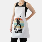 Mein Papa rockt Vintage-Gitarre Sonnenuntergang-Sh Schürze (InSitu)