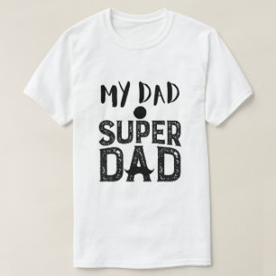 Mein Papa Super Papa T-Shirt - Bestes Vatertagsges