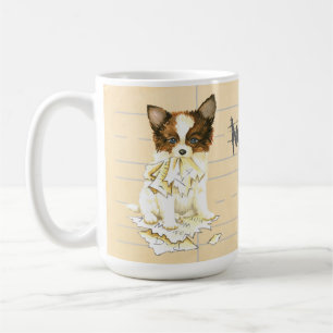 Mein Papillon Ate meine Hausaufgaben Kaffeetasse