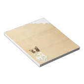 Mein Papillon Ate meine Hausaufgaben Notizblock (angewinkelt)