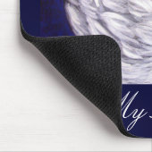 MEIN PAPILLON ENGELS-HUND Mousepad (Ecke)