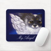 MEIN PAPILLON ENGELS-HUND Mousepad (Mit Mouse)