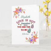 Mein Paprika zum Valentinstag Karte (Gelbe Blume)