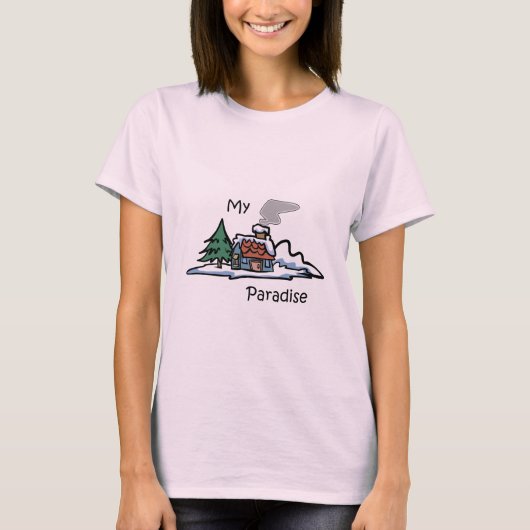 Mein Paradies Kabinendesign T-Shirt (Vorderseite)