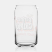 Mein Partner in der Kriminalität Dosenglas (Rückseite)