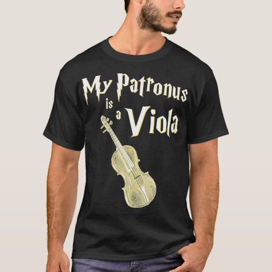 Mein Patronat ist ein Viola Fun einzigartiger Viol T-Shirt (Vorderseite)