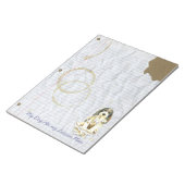 Mein PBGV startete meinen Lektionsplan Notizblock (angewinkelt)